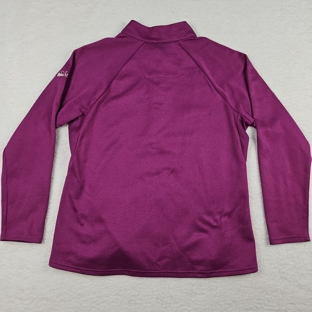 East Bay Golf Club Purple Antigua 1/2 Zip Long Sleeve Womens Golf Jacket Sz XL - Picture 9 of 10